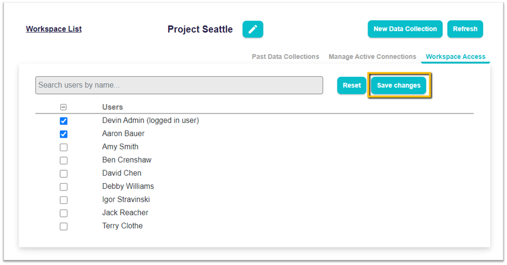 Managing Workspace Access